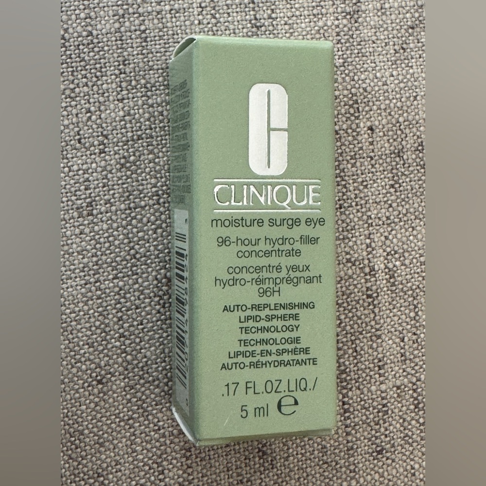 Clinique moisture surge eye 96 hr hydro filler travel size NEW IN BOX